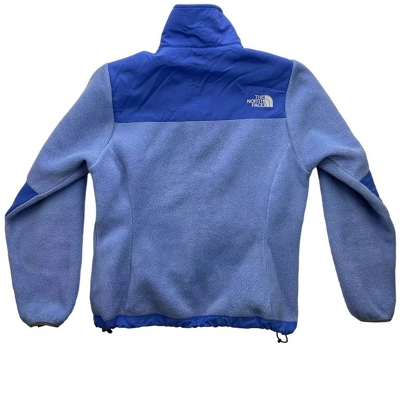 The North Face Blue fleece Jacket with Hood and Full-Length Zipper - Picture 8 of 10